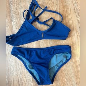 jolyn navy blue bikini size S